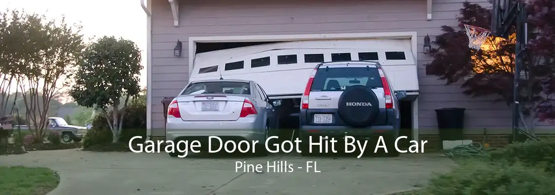 Garage Door Got Hit By A Car Pine Hills - FL